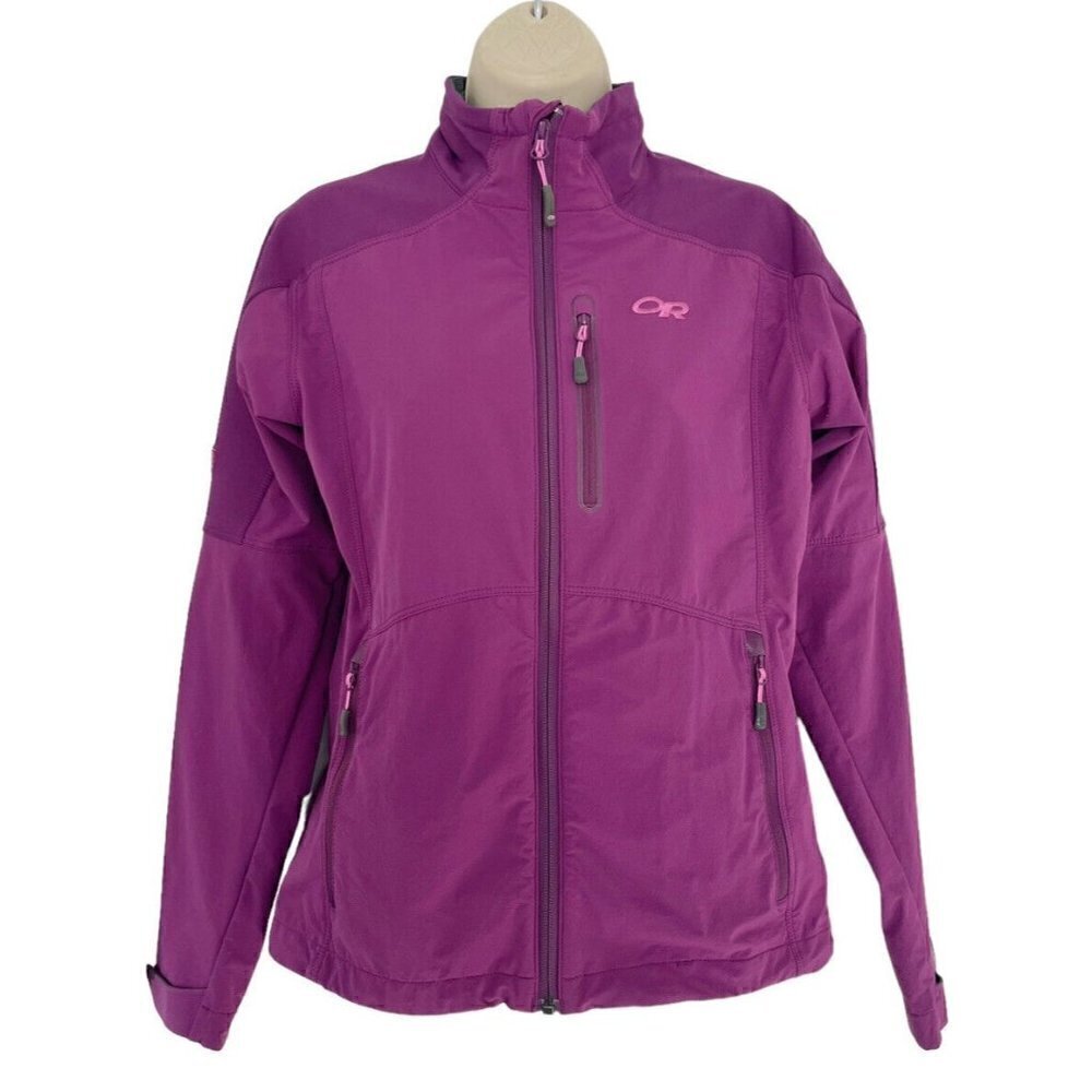 Outdoor Research Womens Sz S Circuit Jacket Raspberry Purple